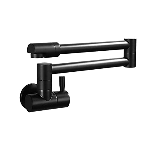 Grifo para ollas de brazo oscilante de doble articulación dorado 2