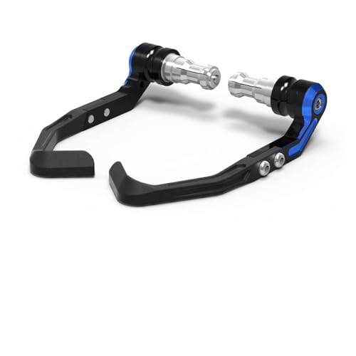 Protège-mains moto Suzuki Hayabusa 2021-2024 en aluminium bleu