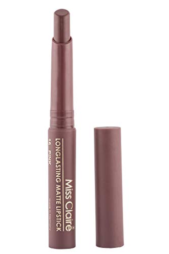Image of Miss Claire Longlasting Matte Lipstick, Pink 16, 2 g