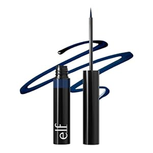 e.l.f. H2O Proof Inkwell Eyeliner Pen, High-pigment, Waterproof Liquid Eyeliner, Delivers A Matte Finish, Vegan & Cruelty-free, Navy Baby