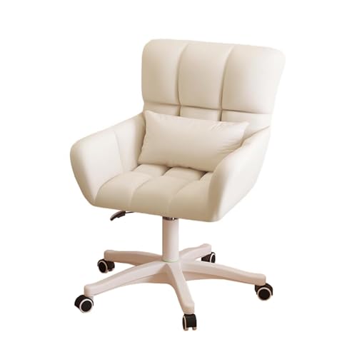 Silla ergonómica de computadora para el hogar con giro de 360°, soporte lumbar y brazos, cómodo sillón de trabajo para estudio, dormitorio y sala de computadoras