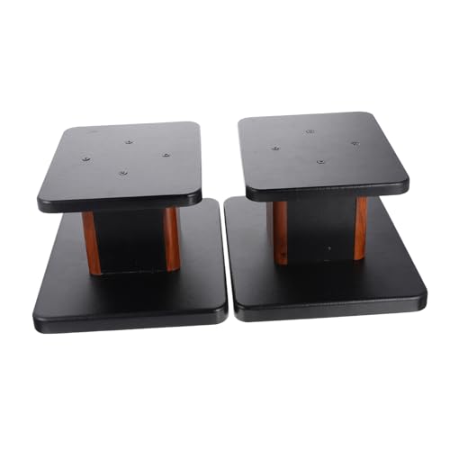 SEWACC 1pair Floor-Standing Speaker Stand Widened Base for Surround Sound Stylish Speaker Holder for Home and Ktv Use Creative Design Sound Quality and