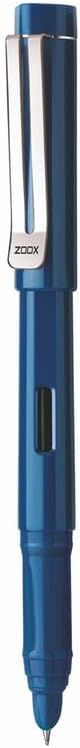Flair Zoox A9 Chrome Fountain Pen | Liquid Ink Technology & Iridium Tip | Minimalistic Design With Chrome Finish Clip | 3 Cartridges & 1 Converter | Blue Ink, Pack of 1 - Color May Vary