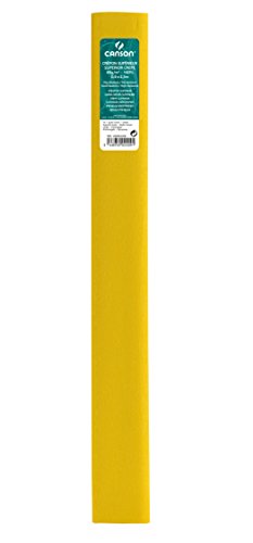 Rollo 50X250 Cm, Canson Crespón Superior 48G, Amarillo Limón