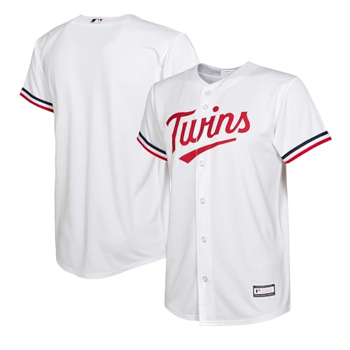 Outerstuff Minnesota Twins MLB Kids Youth 8-20 White Home Team Jersey (18-20)
