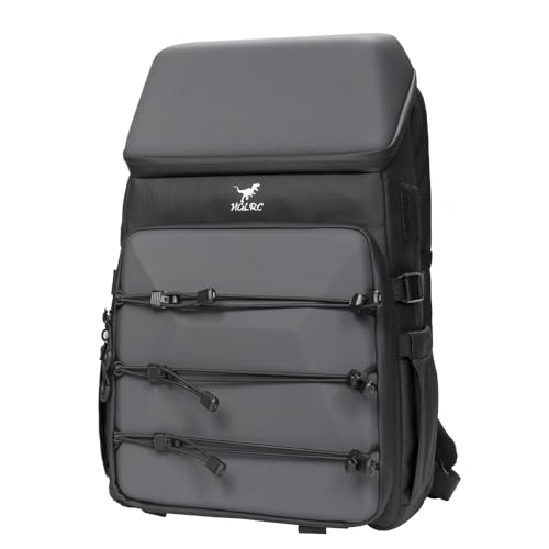 HGLRC B2 FPV Drone Backpack Case Shoulder Bag for FPV Racing Quadcopter Drone and Parts (Black-grey)
