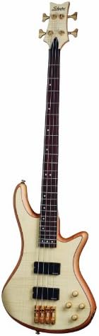 Schecter Stiletto Custom-4 Electric Bass (4 String, Natural Satin)