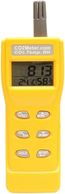CO2Meter AZ-0001 pSense Portable CO2 Indoor Air Quality Meter, Yellow