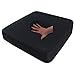 supply24 Gel Cojín de Espuma de Gel Anti Decúbito Cojín Asiento 52x45x10 cm Negro para Silla de Ruedas Silla Auto Camión de Oficina Silla Ejecutiva Cojines para Espalda + Nalgas