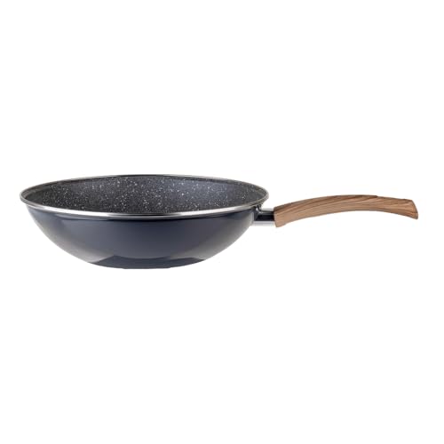 Wok Vasconia Prime 11in con Mango de Madera miniatura 1