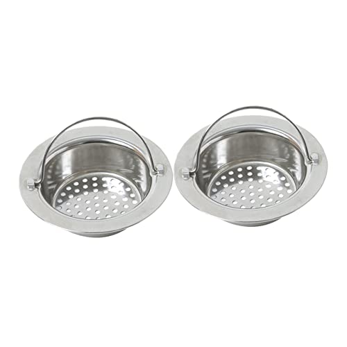 Colador para fregadero cocina acero inoxidable plateado