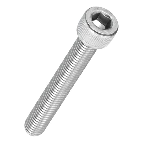 Kozelo 8pcs Socket Head Cap Screws - [M10-1.5 x 70mm] 304 Stainless Steel Allen Socket Drive for Electrical Motor 3D Printing Fan Engine Replacement Use, Silver