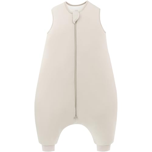 Image of PurComfy Supersoft Toddler Sleep Sack with Feet 1.0 TOG Premium Bamboo Viscose Sleep Bag Walker with Legs 12-18-24-2t-4t-5t