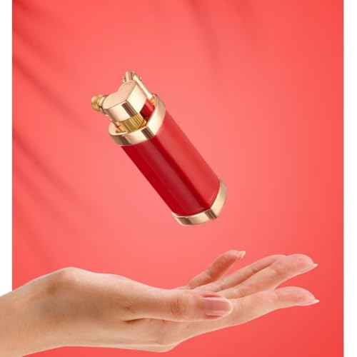 Image of Smoke King Heart Lid Open Flame Lighter (Red)
