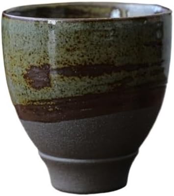 GSOUL Kungfu Tea cup Retro Kung Fu Teacup Latte Coffee Cup Chinese Large Stoneware Small Tea Cups