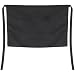 Produktbild OUNONA 1 Stück Kellnerschürze, 50 x 70cmx85cm, Kellner Schürze Schwarz Taillenschürze Vorbinder Schürzen mit 3 Taschen Unisex für Cafe Küche Restaurant Bar (Schwarz)