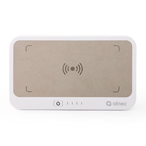 Product Image of the UV Phone Sanitizer Box,UVC Light Disinfector, 10W Max Fast Wireless Charging for iOS Android Smartphone by VCUTECH (White)