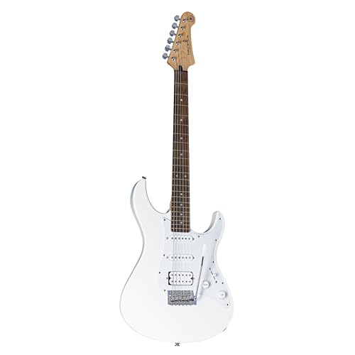 Yamaha Pacifica 012 Guitarra Eléctrica 4/4 de madera, 64.77 cm, escala 25.5 pulgadas, 6 cuerdas, selector pastillas de 5 posiciones, Color Blanco Yamaha Pacifica 012 Guitarra Eléctrica 4/4 de madera, 64.77 cm, escala 25.5 pulgadas, 6 cuerdas, selector pastillas de 5 posiciones, Color Blanco