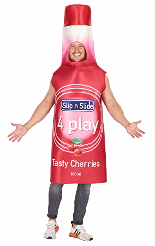 ORION COSTUMES Men's Adult Lube Bottle Rude Stag Do Fancy Dress Costume