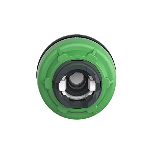 Cabeza sel.flush lum.verde sélecteur encastrable robuste 3 pos