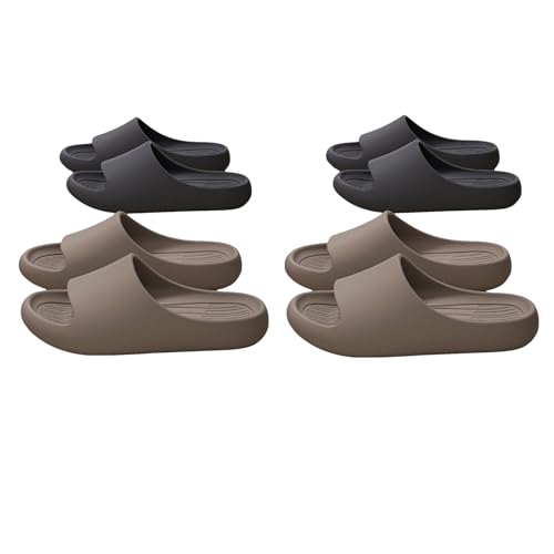 4 Mens Shower Shoes Slippers Quick Drying Bathroom Slippers Soft Sole Dorm Room House Gym Pool Sandals