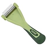 SAFARI PET PRODUCTS DSFW6127 Shed Magic Dog Deshedder, Large