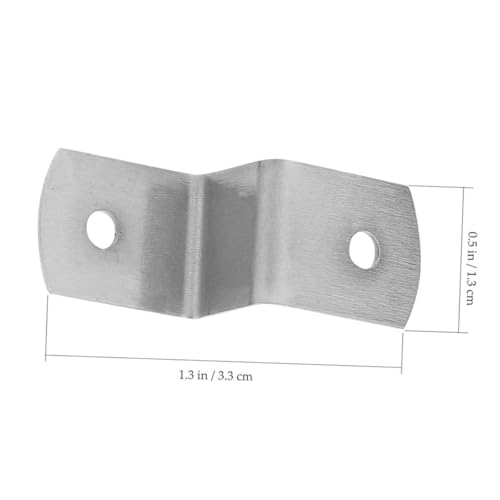 Clips de fixation Z métalliques pour stabiliser un plateau de table instable