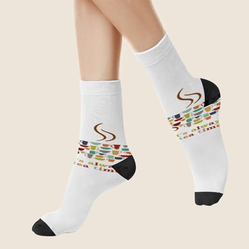 It's Always Tea Time Half Calf Sock For Son4