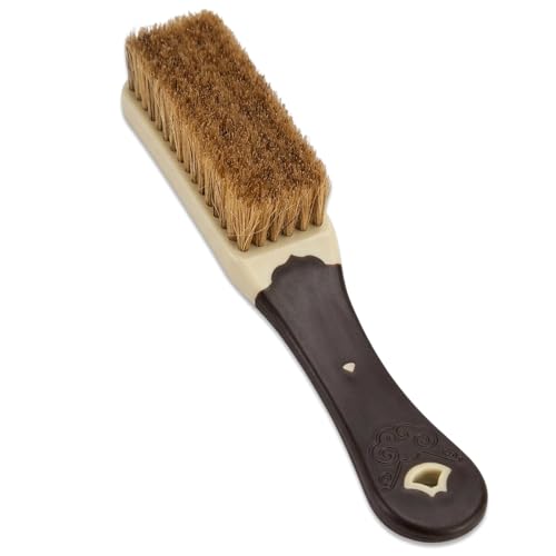 NCXFTP Sand Brush Remover for Beach, Efficient Sand Removal Tool for Surfboards and Beach Equipment, Compact Design with White Hog Bristle and ABS Plastic, 7.5 Inch Portable Sand Remover