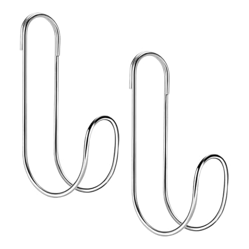 BinZyronic 蛇口ホースフック 2個セット ? ステンレス製 屋外対応 多機能ツールハンガー 家庭用ガレージ収納