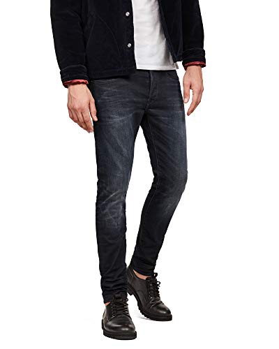 G-STAR RAW 3301 Slim Fit Vaqueros, Dk Aged 8466-89, 27W / 30L para Hombre