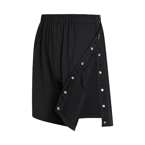Unisex Tear Away Shorts Breakaway Athletic Shorts Post Hip Knee Surgery Recovery Shorts with Pockets for Men & Women4