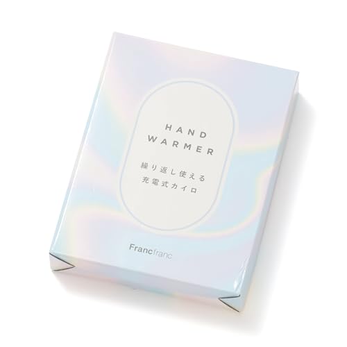 Francfranc 【2025年モデル】繰り返し使えるカイロ オーロラ ホワイト typeC対応 の商品画像 6