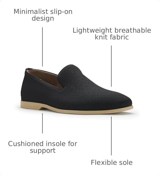 Image of Ferro Aldo Men's Slip-On Loafers | Woven Espadrille & Classic Styles | Casual & Formal Dress Shoes