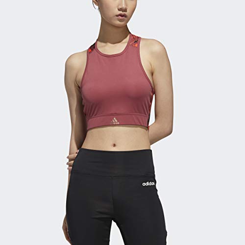 Brassière de sport rouge adidas x Zoe Saldana taille XS pour femme