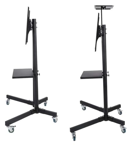 Soporte móvil ajustable para TV con ruedas miniatura 6