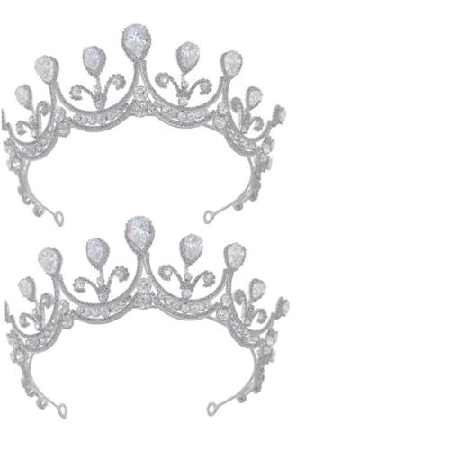 Couronne de mariée en strass zircon et diadème léger pour coiffure de mariage élégante