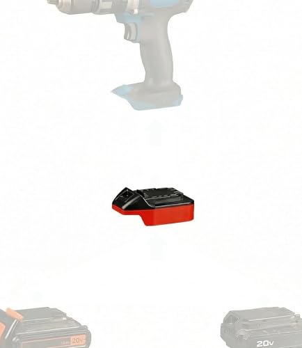 Adapter Only for Hercules 20v Tools Compatible with Black and Decker/Porter Cable 20V MAX (not 18v) Battery Power Supply (No Charging) Not for Hercules Heat Gun Vacuum Pump or 12V Tools