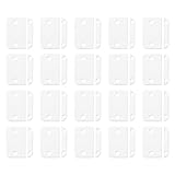 Large application : cet ensemble de tampons adhésifs pour capteur de contact d'alarme est applicable à diverses surfaces, bois, métal, papier peint, carreaux de céramique et plus encore. Il peut être monté en toute sécurité sur les portes, fenêtres, armoires et surfaces de garage.