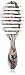 Wet Brush flex dry, organic swirl, grey