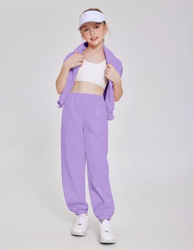 Image of Arshinet Girls 2 Piece Outfits Hoodie Sweatsuit Sets Oversized Sweatshirt and Baggy Fall Fashion Sweatpant with Pockets