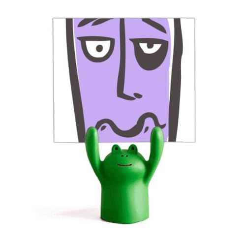 Support pour mémo grenouille porte-note et pince-papiers bureau