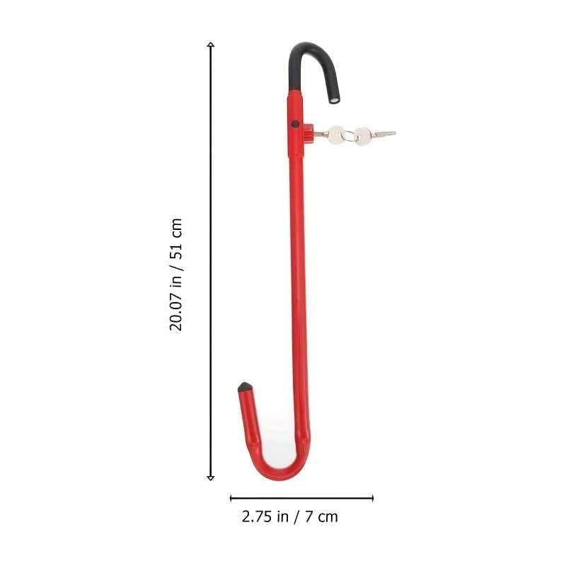 Lenkradkralle Passend für Anti-Diebstahl-Anti-Picking-Anti-Gewalt-Bremsschlösser, automatische Anti-Diebstahl-Schlösser, Pedalschlösser, Kupplungsschlösser, langlebig(A)