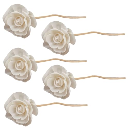 VICASKY 5PCS Palitos Difusor Floral de Ratán miniatura 1