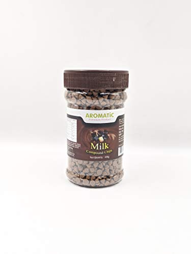 Image of Aromatic Chocolate Compound Chips-800gms(Milk compound Chips)