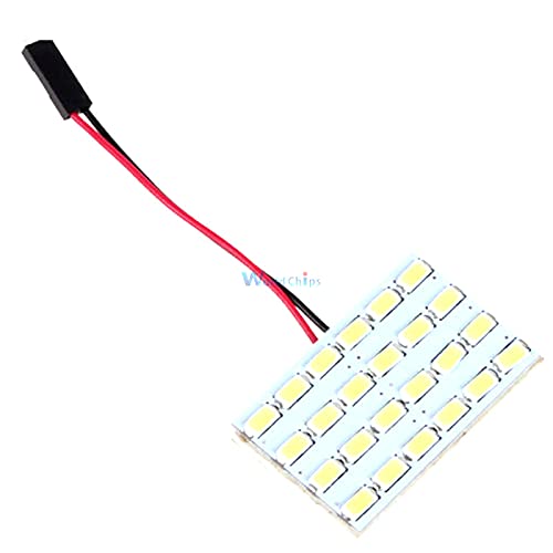 Miniatura 4 de 12 V 3 W 24 LED tablero interior del coche cúpula ahorro de energía lámpara de la placa 5730 módulo lectura lámpara luz súper brillante 1.732 x