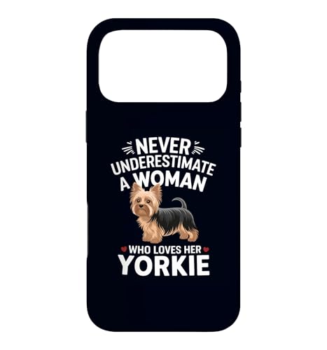 Never Underestimate a Woman Who Love Her Yorkie Dog Mom �X�}�z�P�[�X iPhone 17 Pro Max �p
