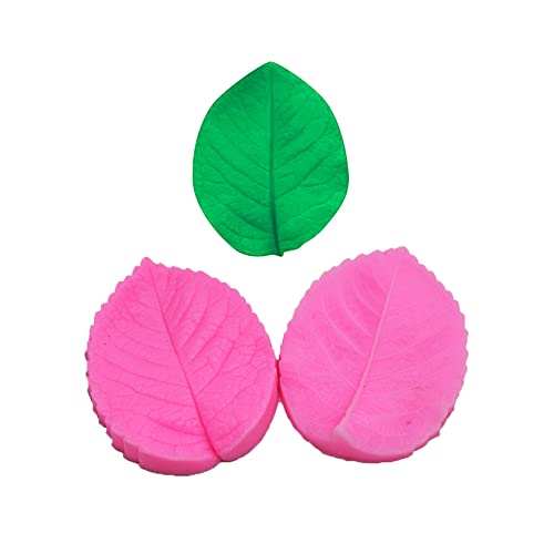 Fondant Leaf Floral Petal Veiner Silicone Mold Set Cake Decorating Set - Gum Paste Mold - Flower Making - Peony Rose Hydrangea