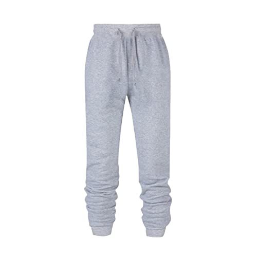 Pantalon décontracté homme KEHAIOO jogging gris taille 36-41