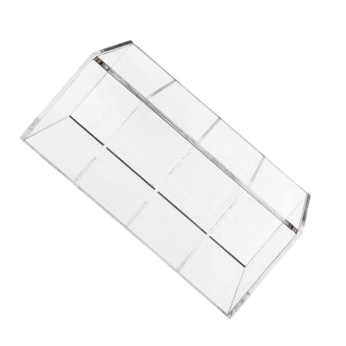 Boîte de rangement 4 compartiments en acrylique transparent pour capsules de café et thé